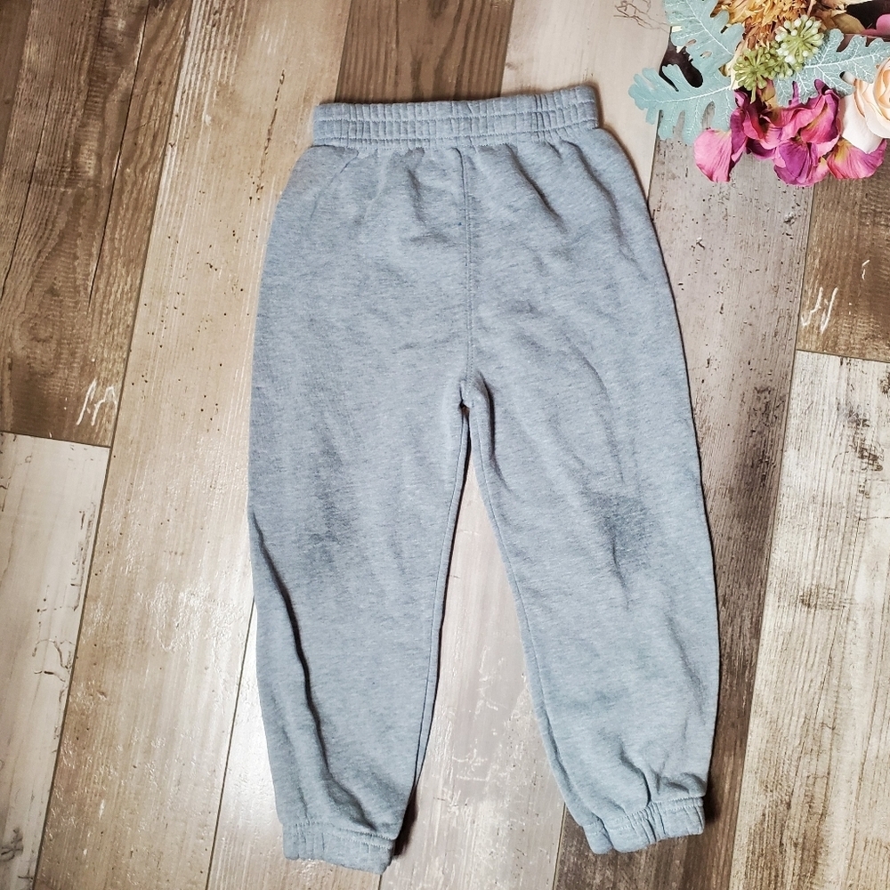 Garanimals Size 4T Toddler Boy Heather Gray Fleece-Lined Jogger Sweatpants